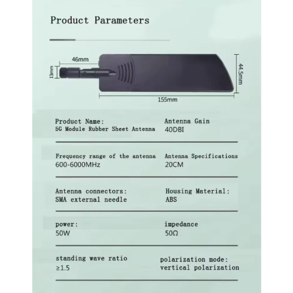 4G antena za kamere Suntek HC-900/940/950/960 - Slika 5
