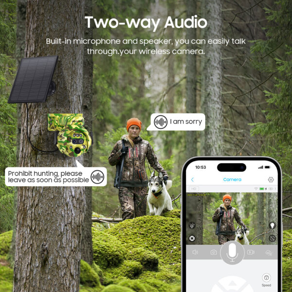 Solarna 4G Kamera sa 12X Zumom Sectec ST-515-6M - Slika 6