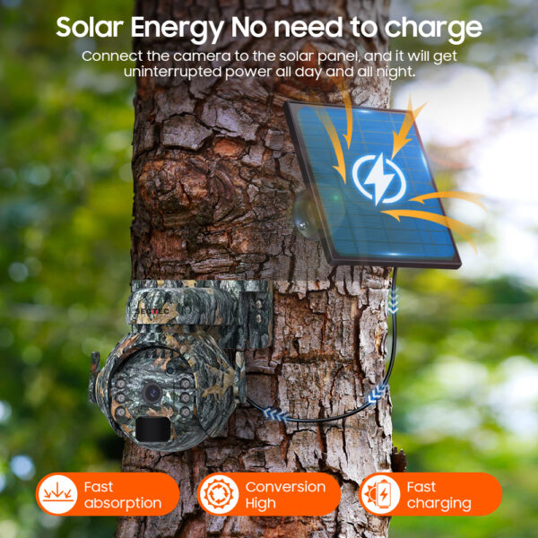 Mini Solarna PTZ Kamera Sectec ST-515C-3M - Slika 4