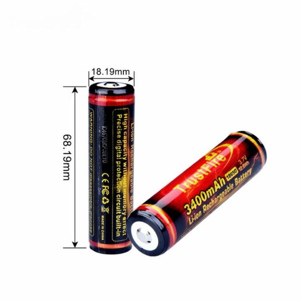 Trustfire 3400mAh Baterija - Slika 3